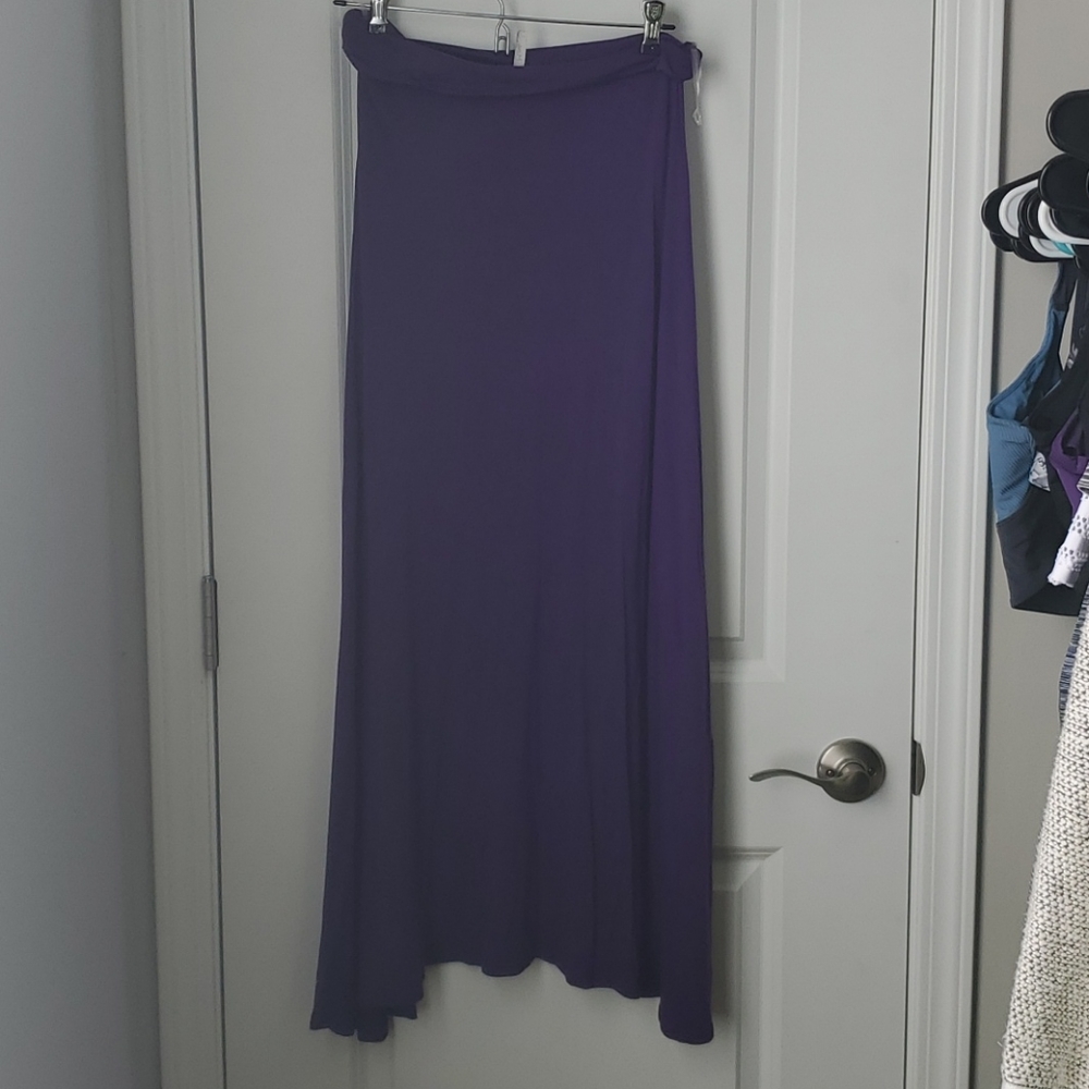 Purple Maxi Skirt